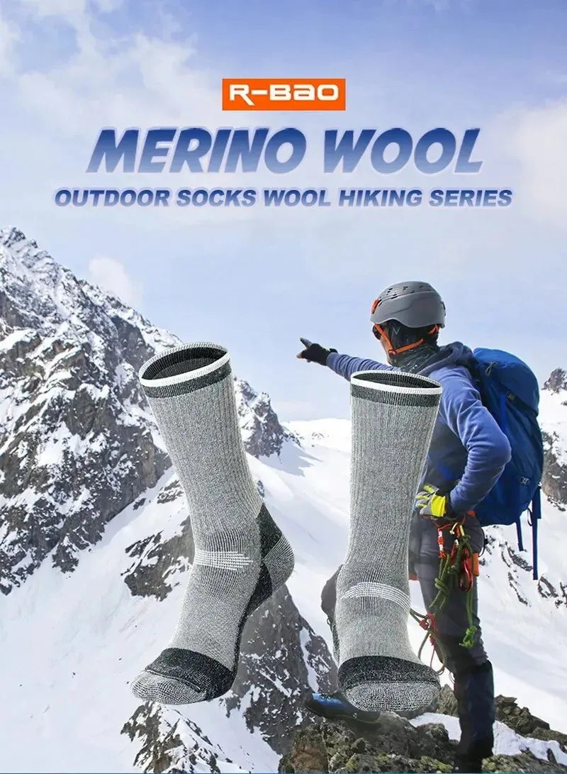 1 Pairs Merino Wool Thermal Winter Socks