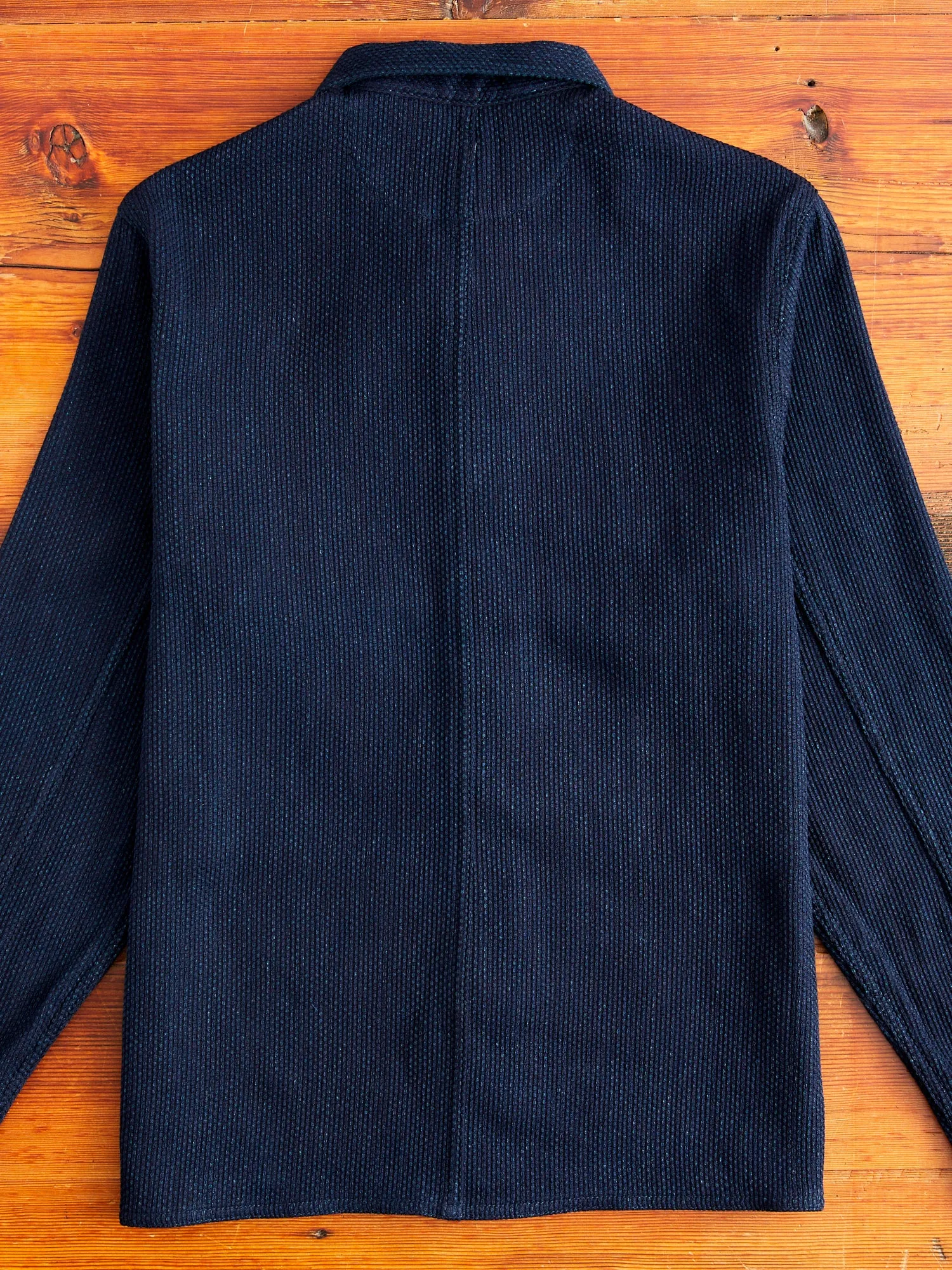 11oz Sashiko Coverall Jacket in Indigo