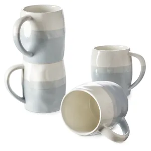 15oz Ceramic Coffee Mugs - Set of 4