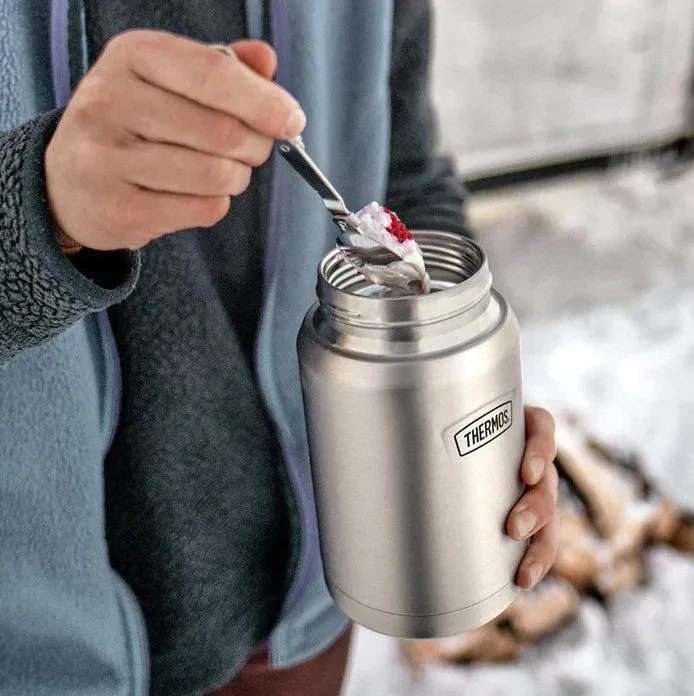 24oz Icon Stainless Steel Food Jar w/ Spoon