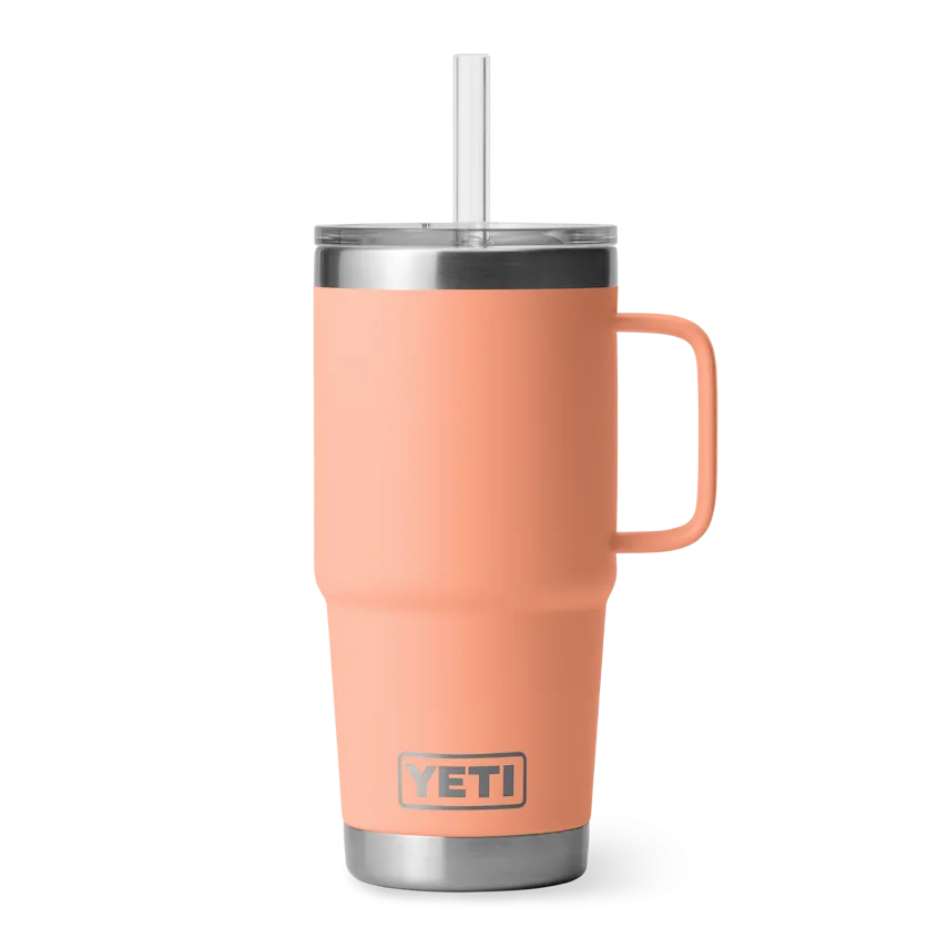 25 oz. / 739ml Straw Mug w/ Straw Lid - Lowcountry Peach