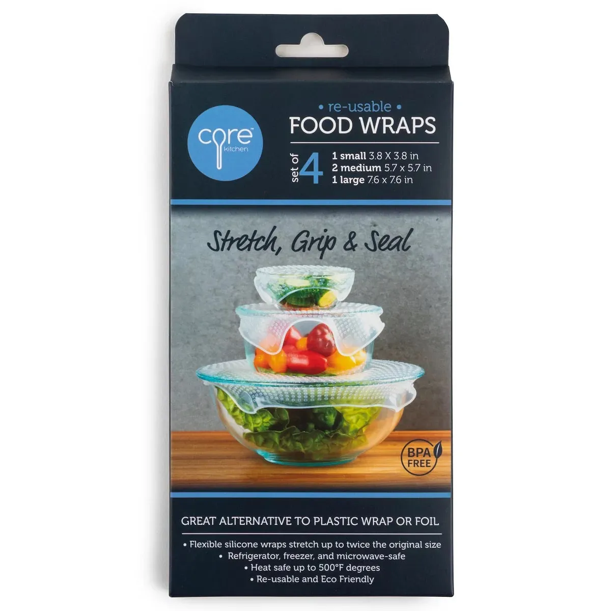 4-Piece Reusable Wrap Set 21464