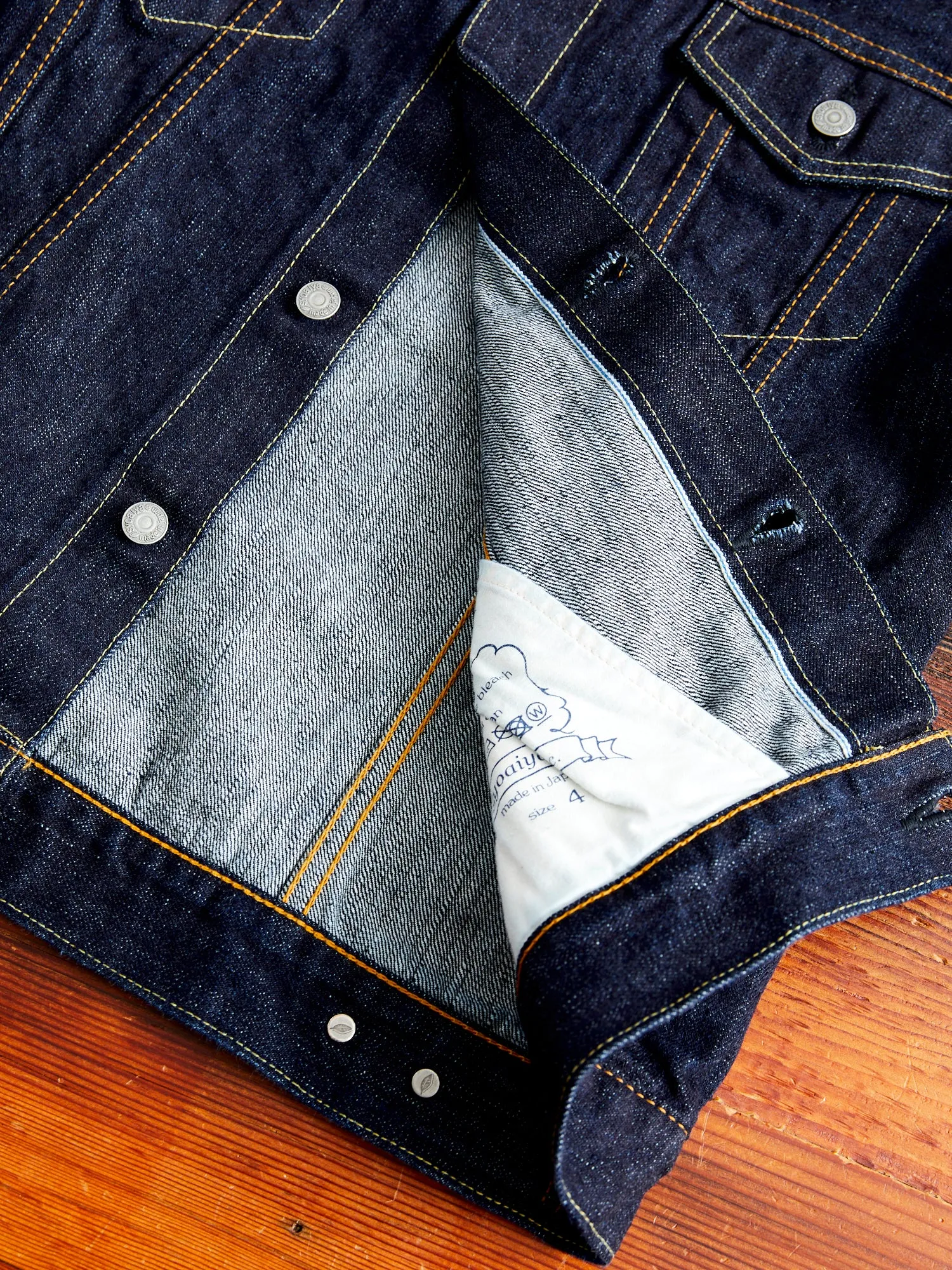 6114 14oz Type-3 Denim Jacket in Indigo