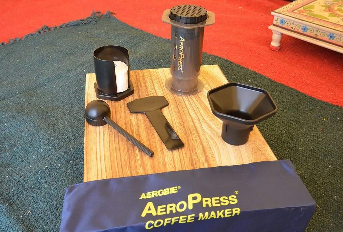 AeroPress Coffee Maker & Tote Bag