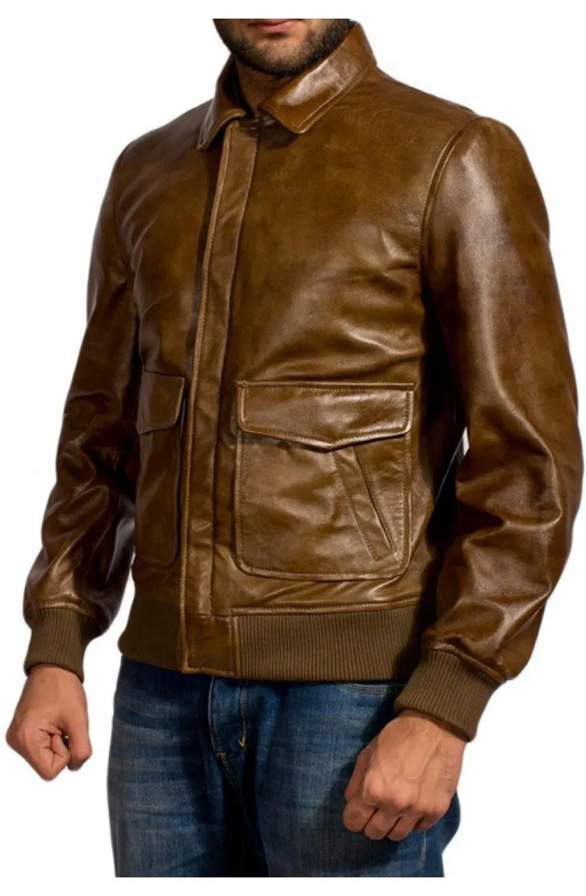 Ansel Elgort Leather The Fault in Our Stars Jacket by TJS