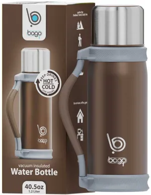 Bago Stainless Steel Double Wall Insulated Personal Sports Water Bottle