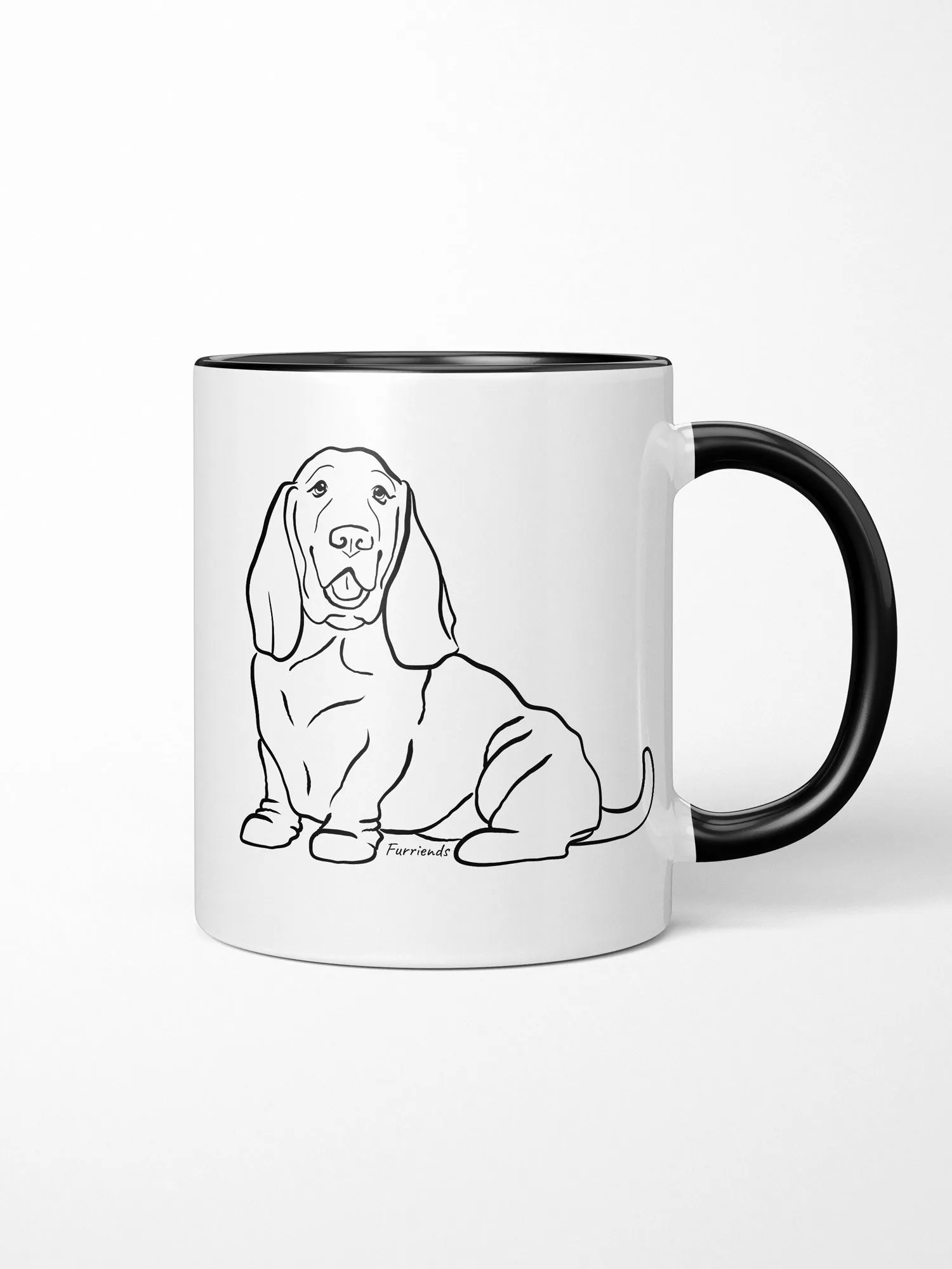 Basset Hound Ceramic Mug