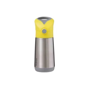 B.Box Insulated Straw Sipper - Lemon Sherbet Yellow Grey