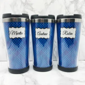 Blue Line 420ml Travel Mug