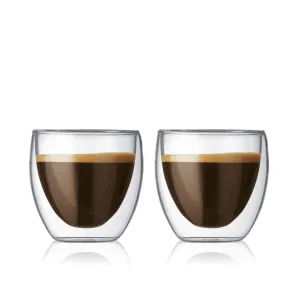 Bodum Pavina Double Wall Glass Extra Small 2 Pcs - 0.08l / 2.5oz