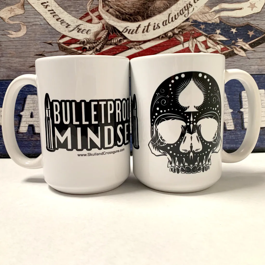 Bulletproof Mindset - 15 oz. Coffee Mug - Black  (ceramic)