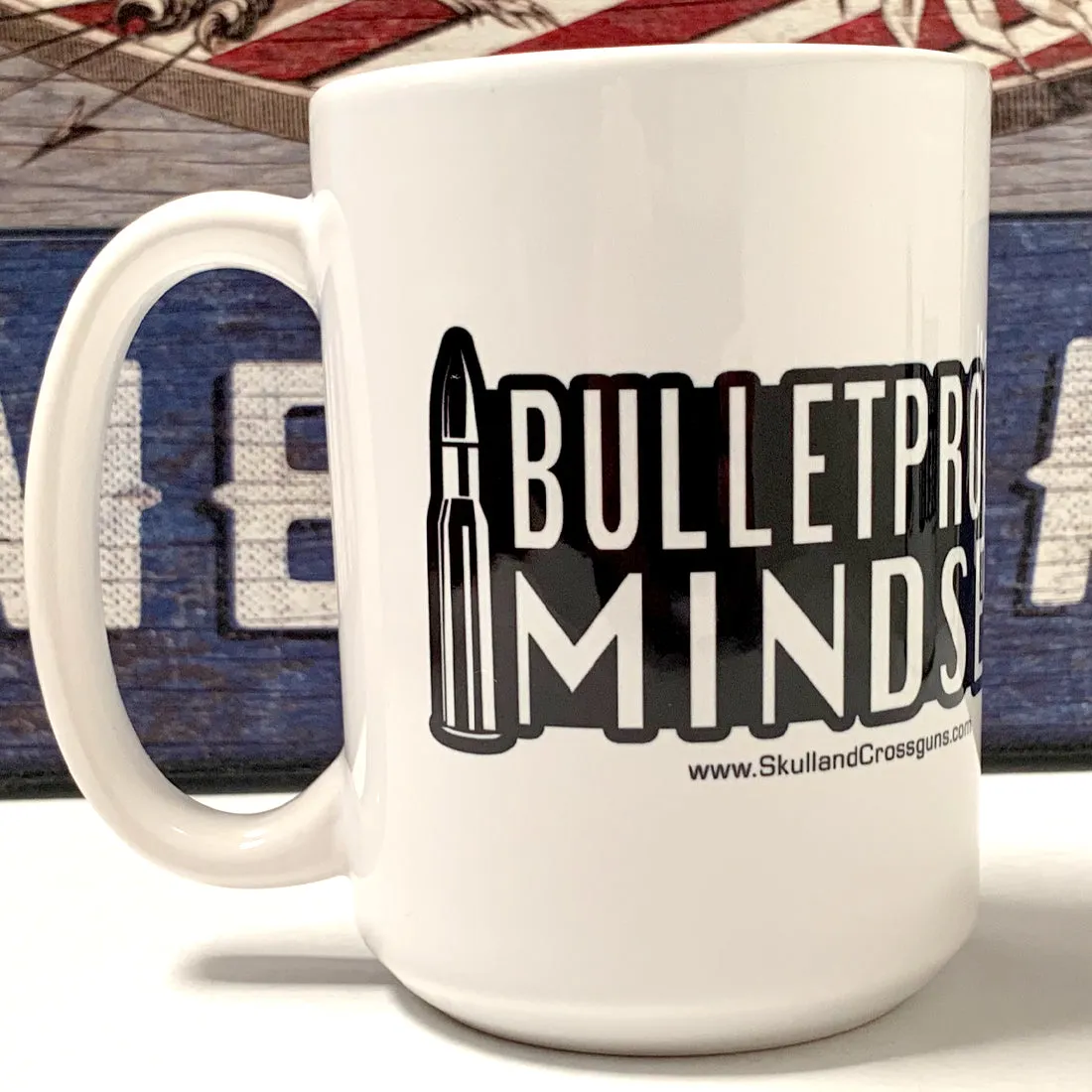 Bulletproof Mindset - 15 oz. Coffee Mug - Black  (ceramic)