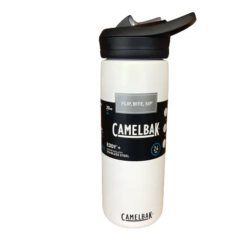 Camelbak Stainless Steel Eddy  Drink Bottle - White .6L