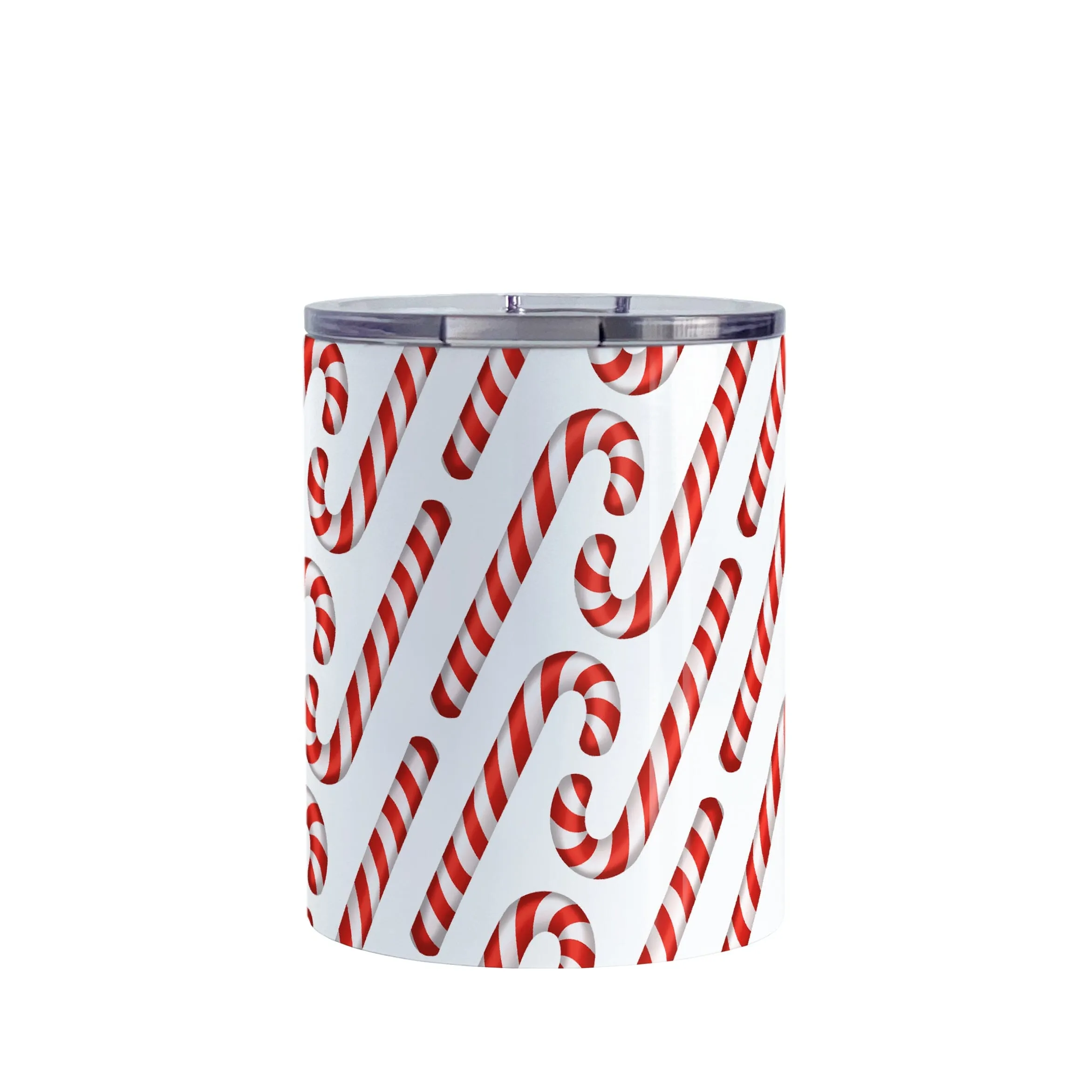 Candy Cane Pattern Tumbler Cup