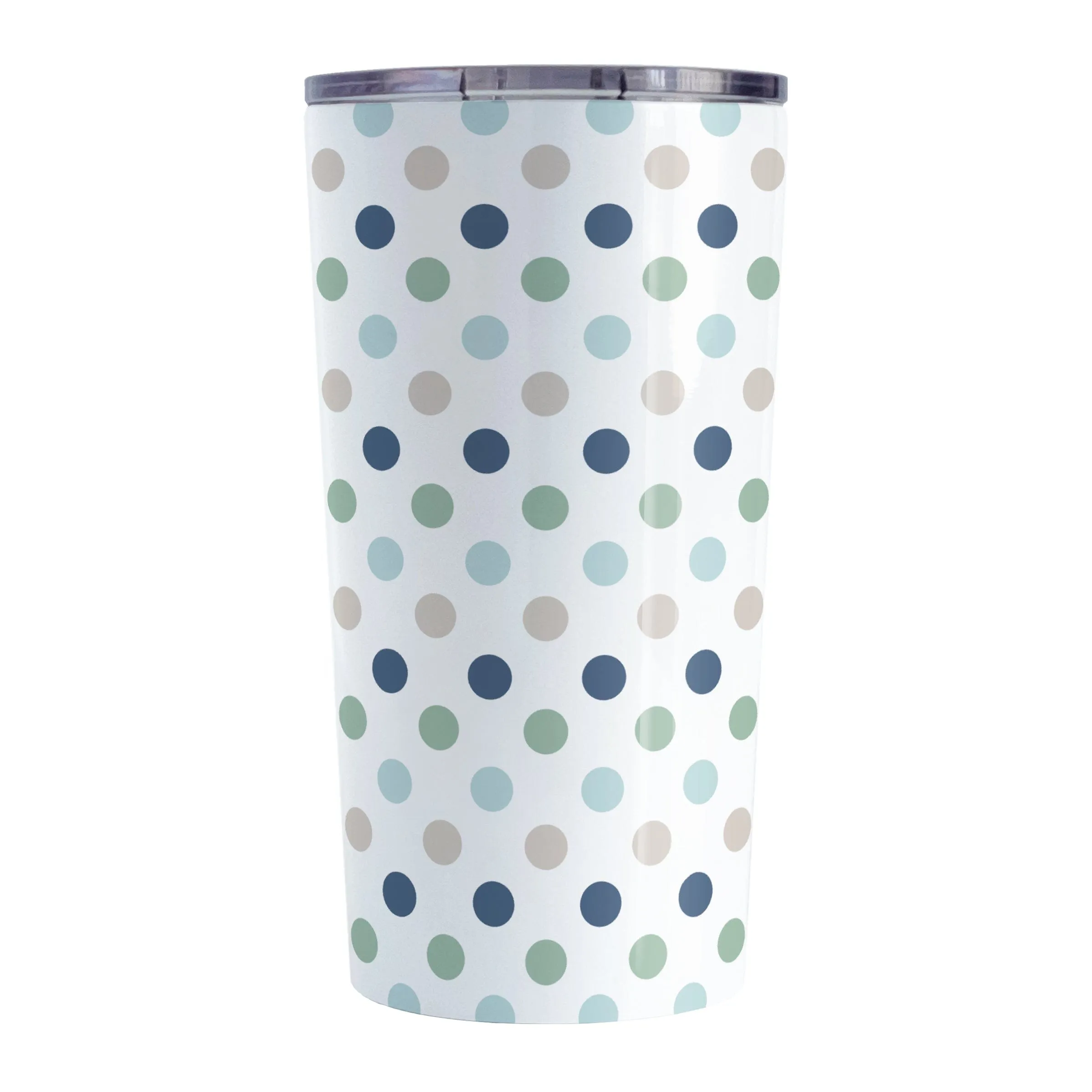 Coastal Polka Dots Tumbler Cup