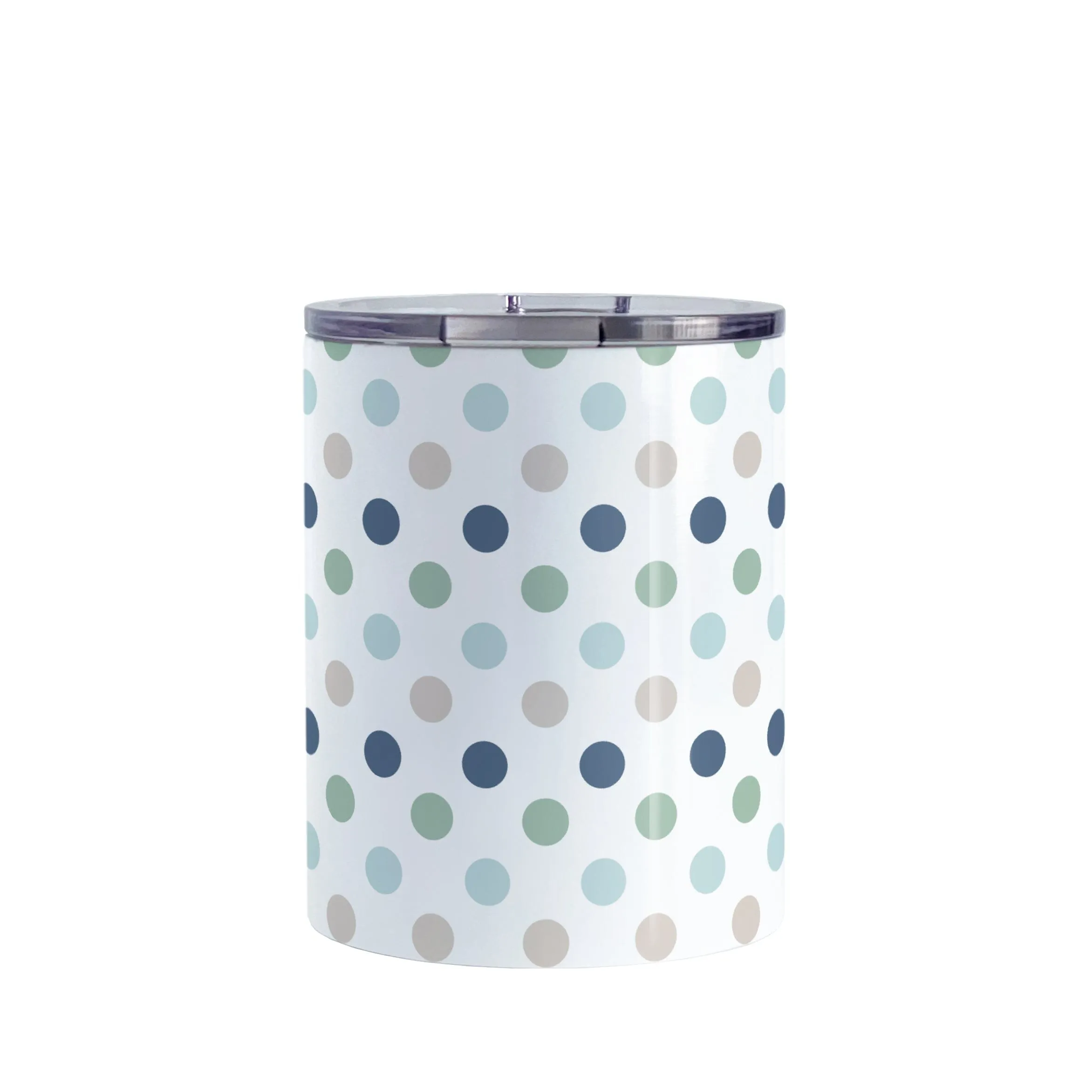 Coastal Polka Dots Tumbler Cup