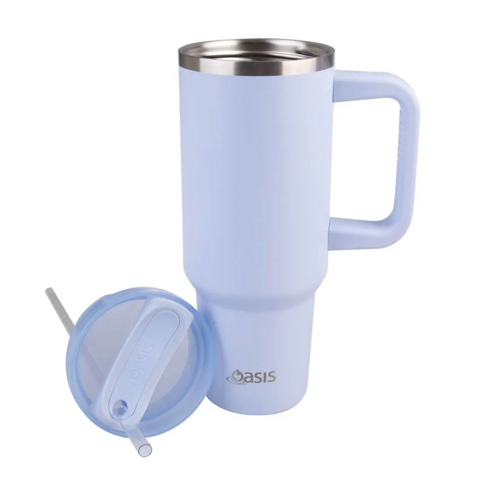 Commuter 1.2L Insulated Tumbler with Straw Periwinkle