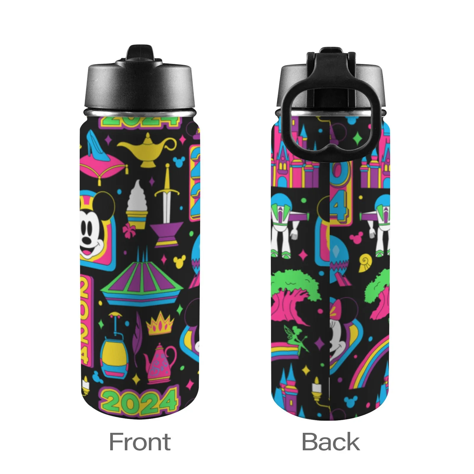 Disney 2024 Dark Insulated Water Bottle