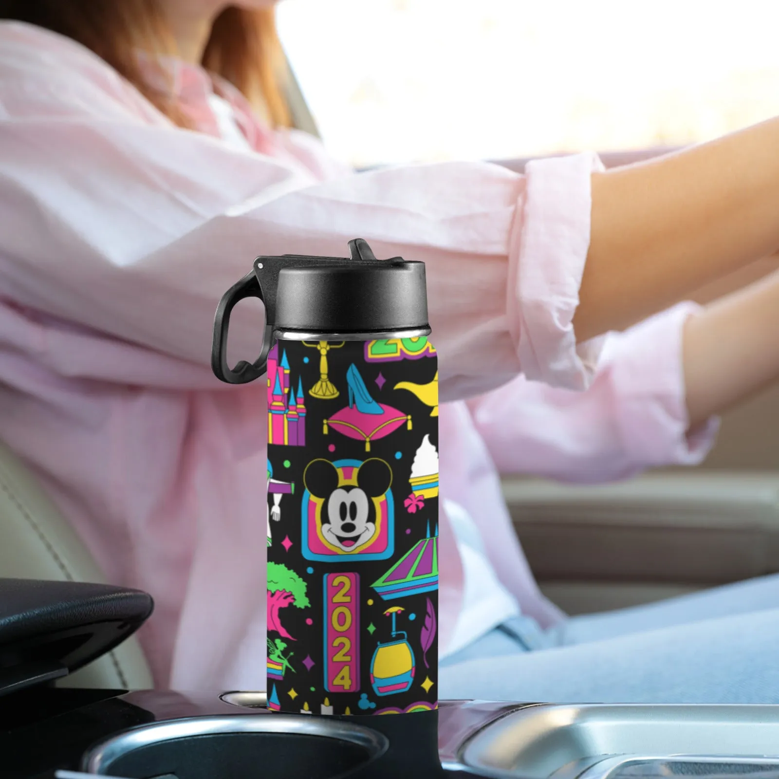 Disney 2024 Dark Insulated Water Bottle