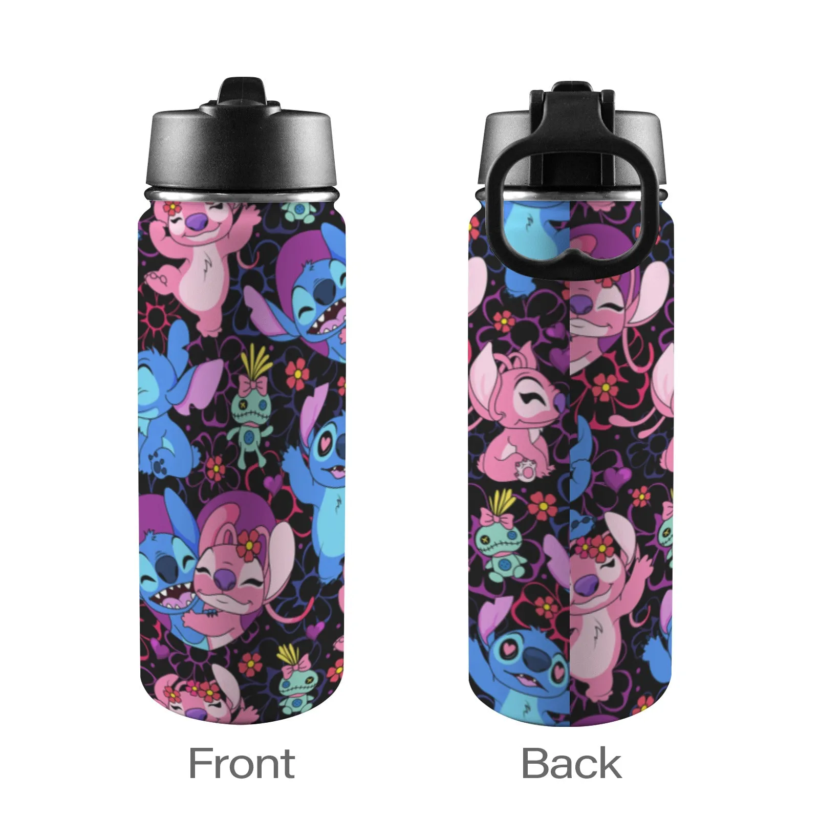 Disney Lilo And Stitch Angel Besties Insulated Water Bottle