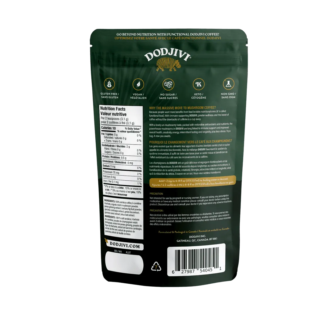 Dodjivi - premium healthy mushroom coffee (vitality) 55g