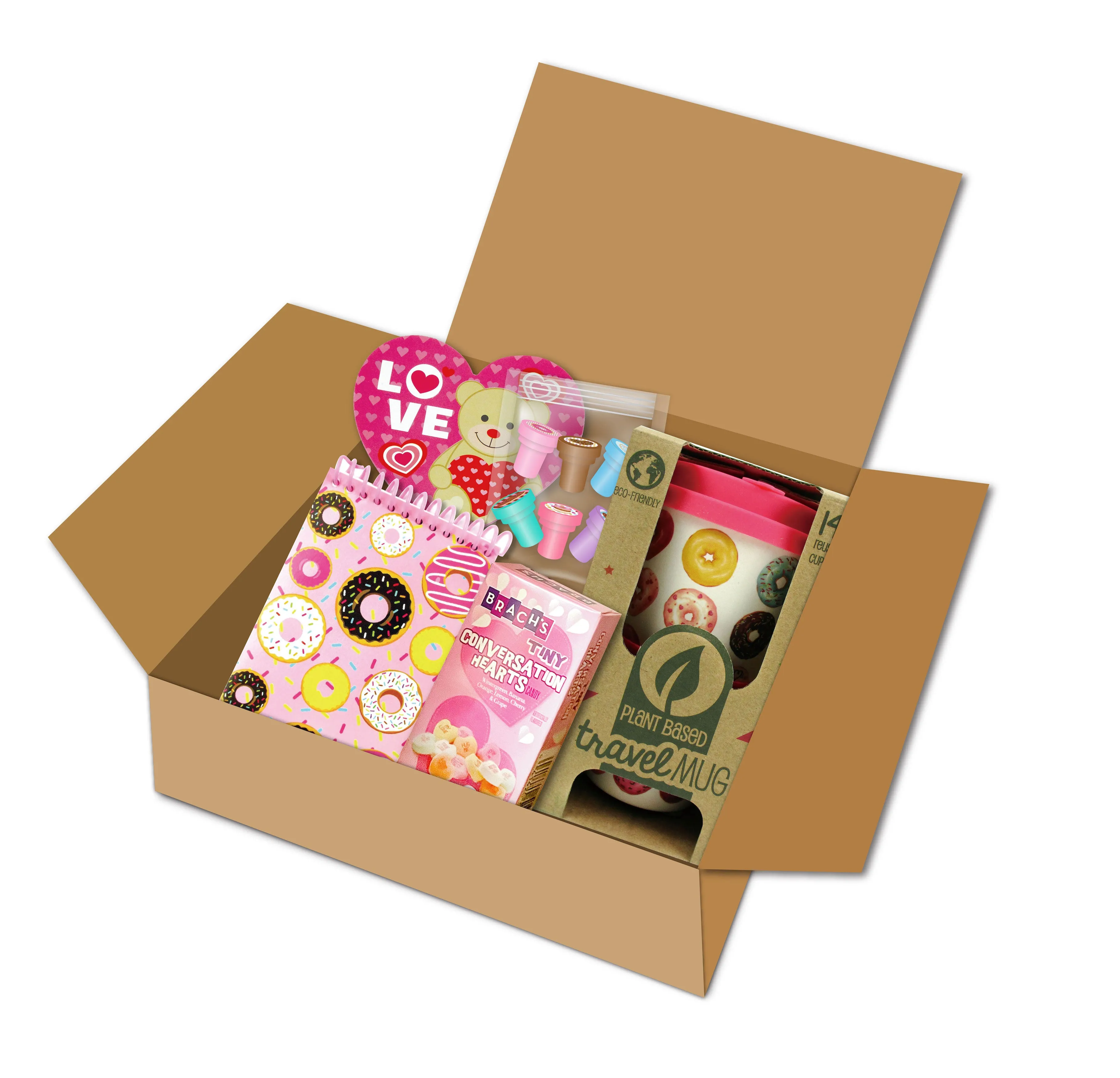 Donut Gift Box with Travel Mug