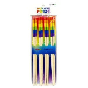 GAMAGO Bamboo Chopsticks Set of 4 - Pride