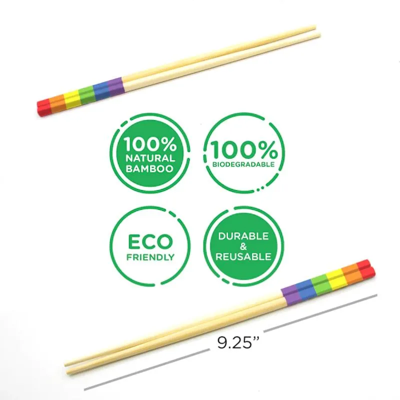 GAMAGO Bamboo Chopsticks Set of 4 - Pride