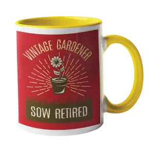 GAR06 Vintage Gardener, Gardening Humour Mug