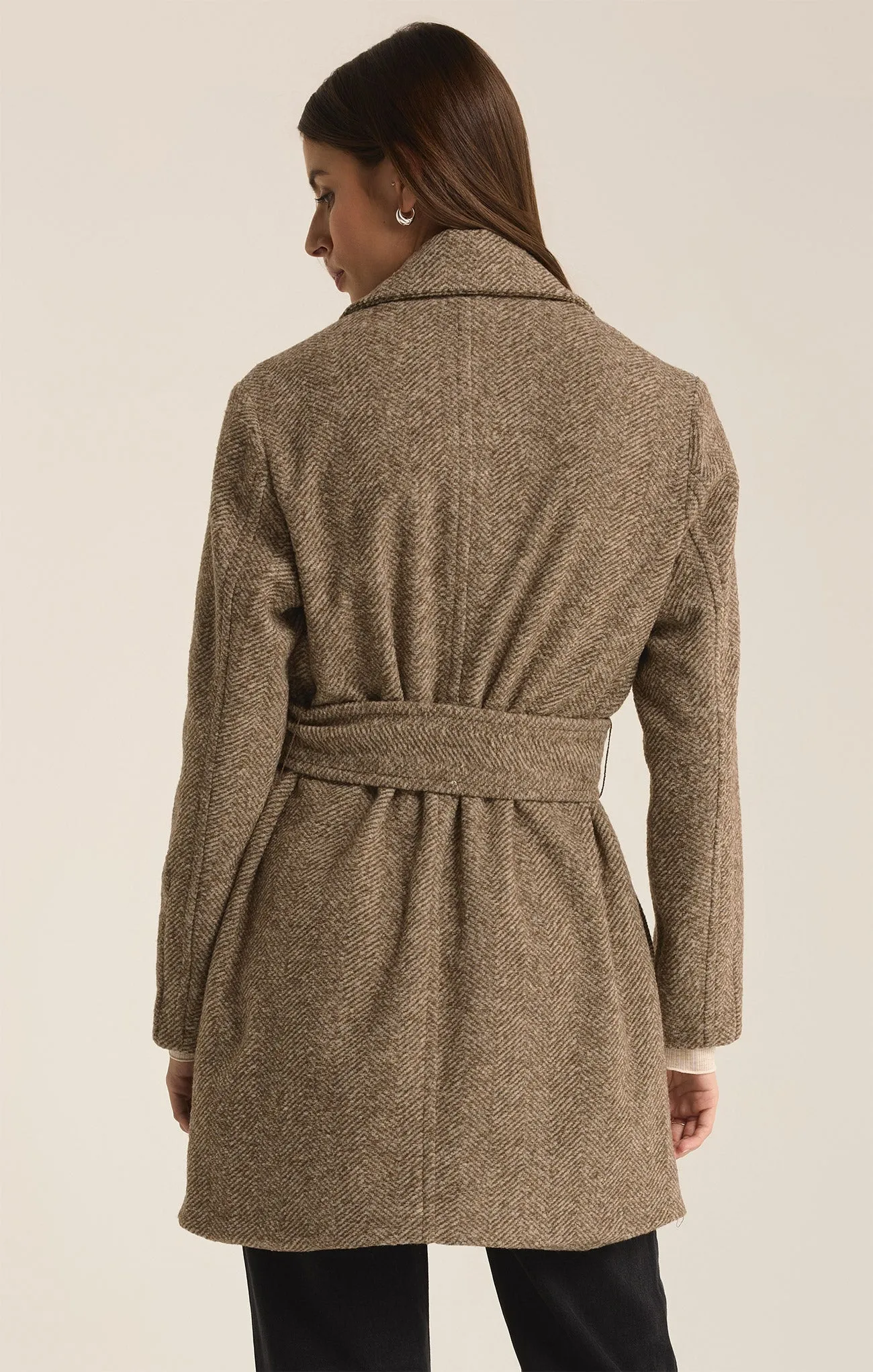 Hawthorne Herringbone Coat