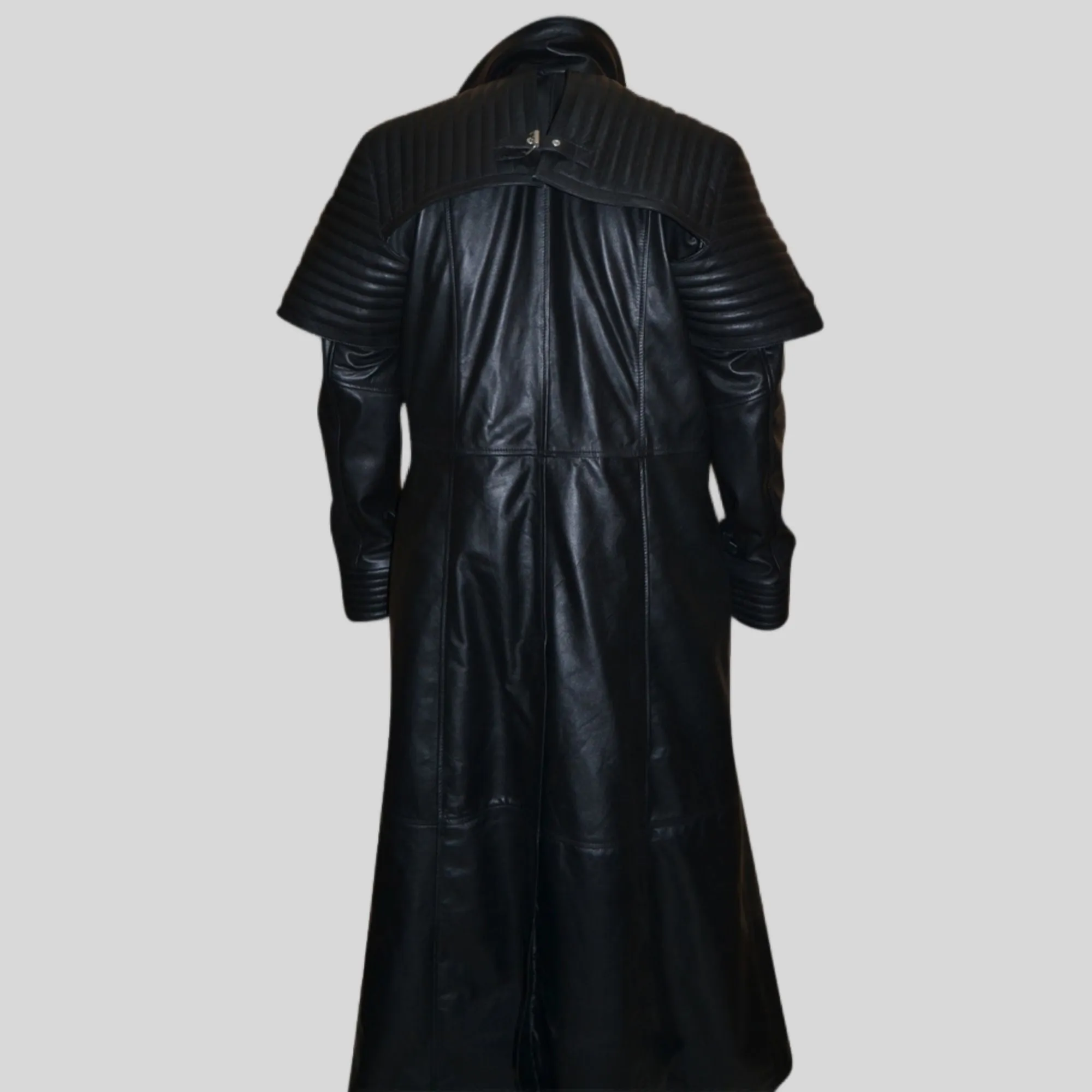 Hugh Jackman Van Helsing Black Leather Long Trench Coat