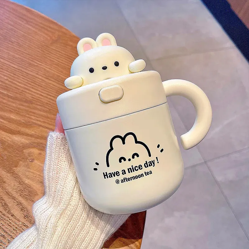 Kawaii Bear Coffee Thermal Insulated Cup Tumbler