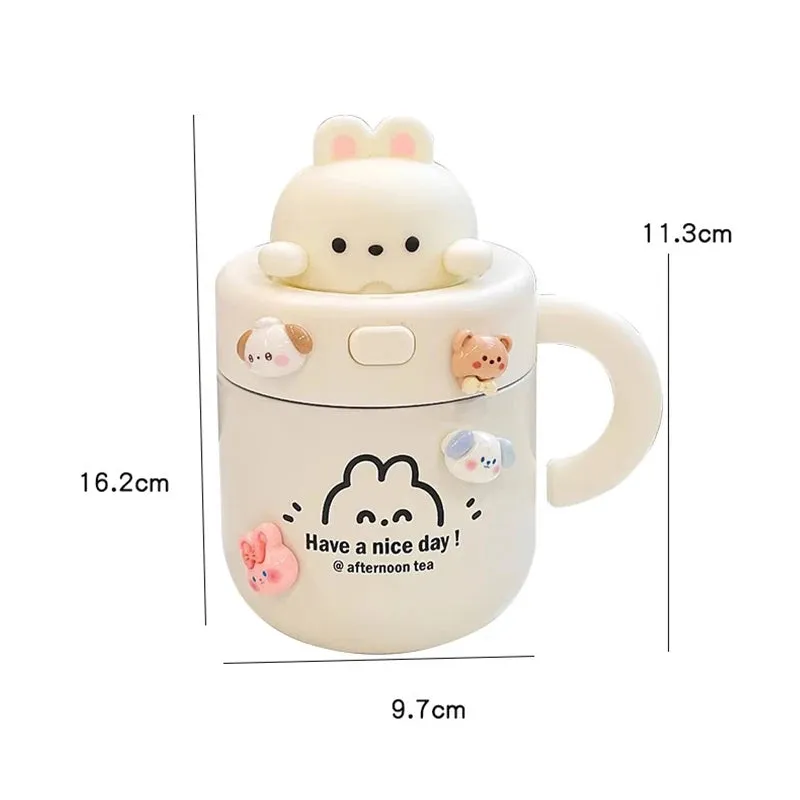 Kawaii Bear Coffee Thermal Insulated Cup Tumbler