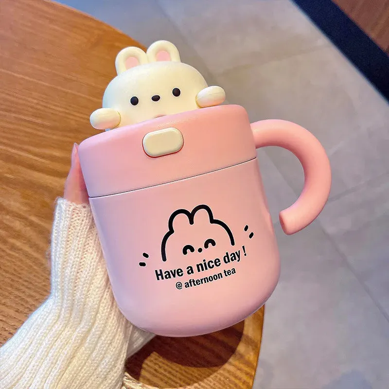 Kawaii Bear Coffee Thermal Insulated Cup Tumbler