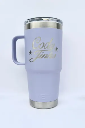 Lilac 20oz Tumbler W/ Handle