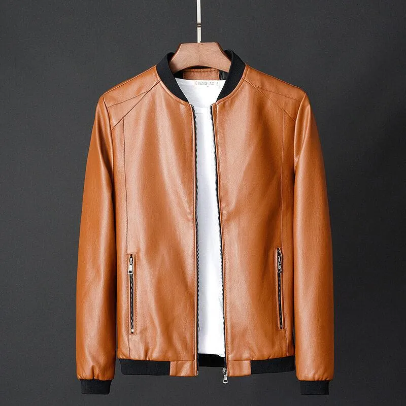 Men's Casual Leather Jacket