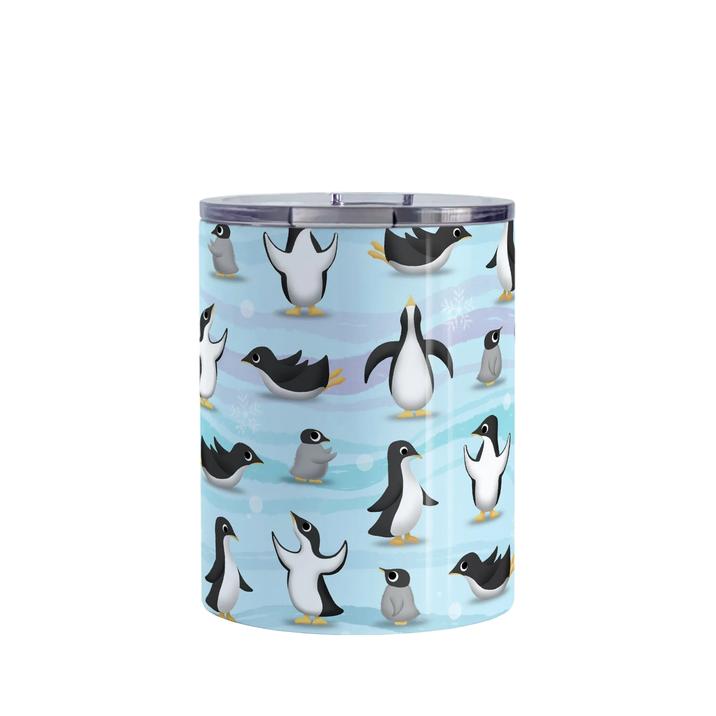 Penguin Parade Pattern Tumbler Cup