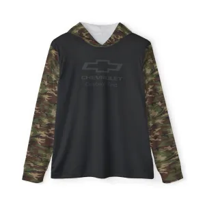 Personalized GM Chevrolet Bowtie Men's Basic Camo Sports Warmup Hoodie