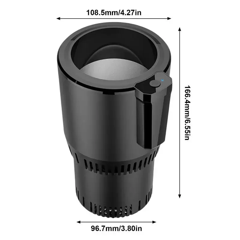 Quick-cooling Car Smart Travel Mug With Temperature Display