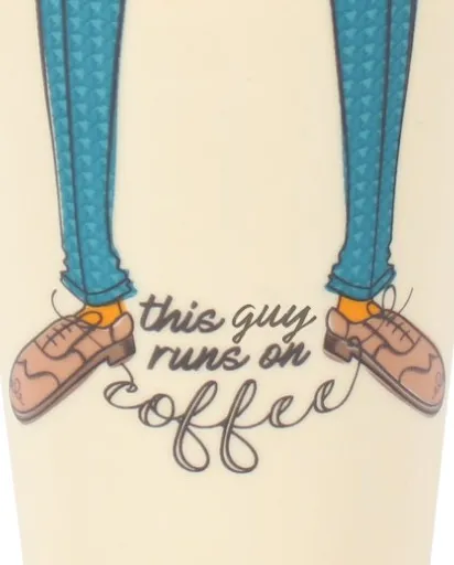 Running on Coffee Travel Mug - Ceramic