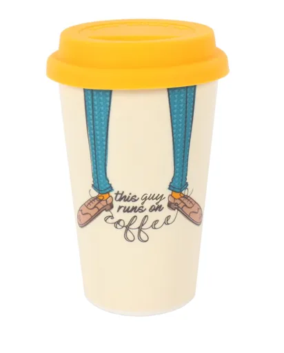 Running on Coffee Travel Mug - Ceramic