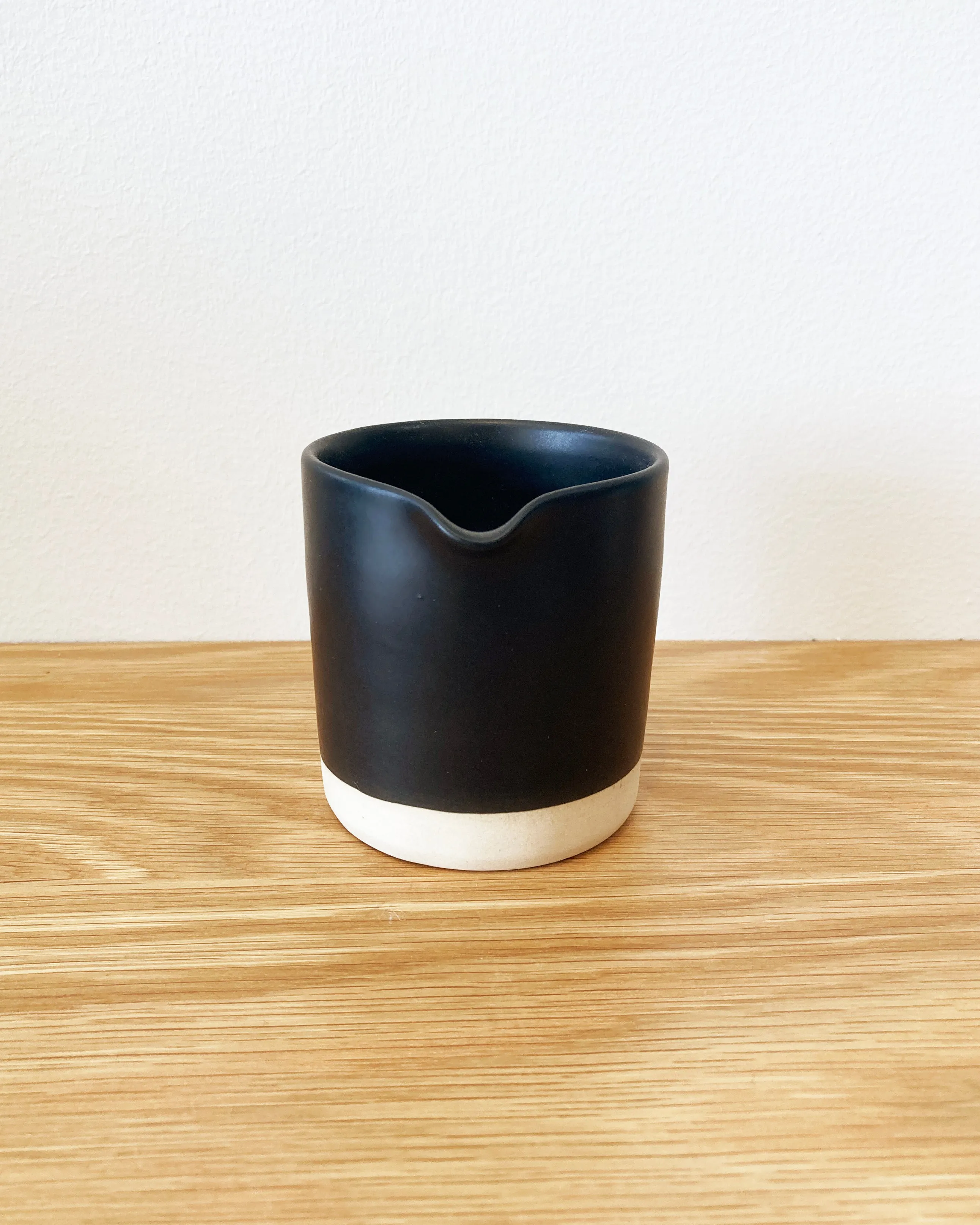 SALE Casa Cubista Matte Black Creamer