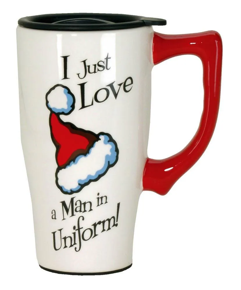 Santa Hat Travel Mug