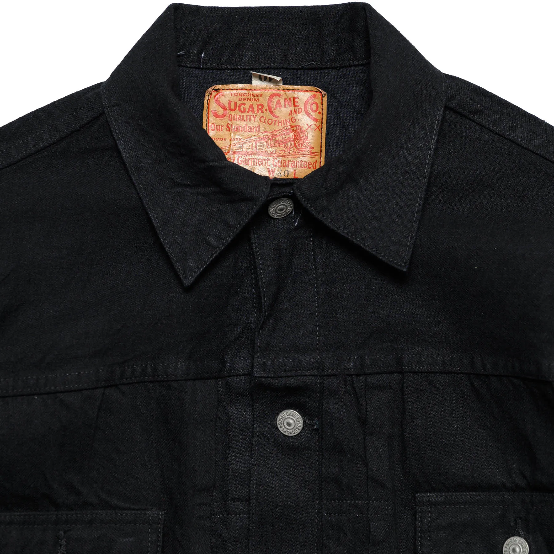 SC14601 13oz Black Selvedge Denim 1953 Type II Jacket