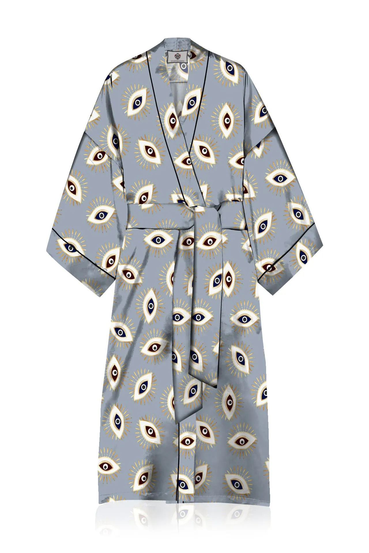 Short Silk Robe Womens