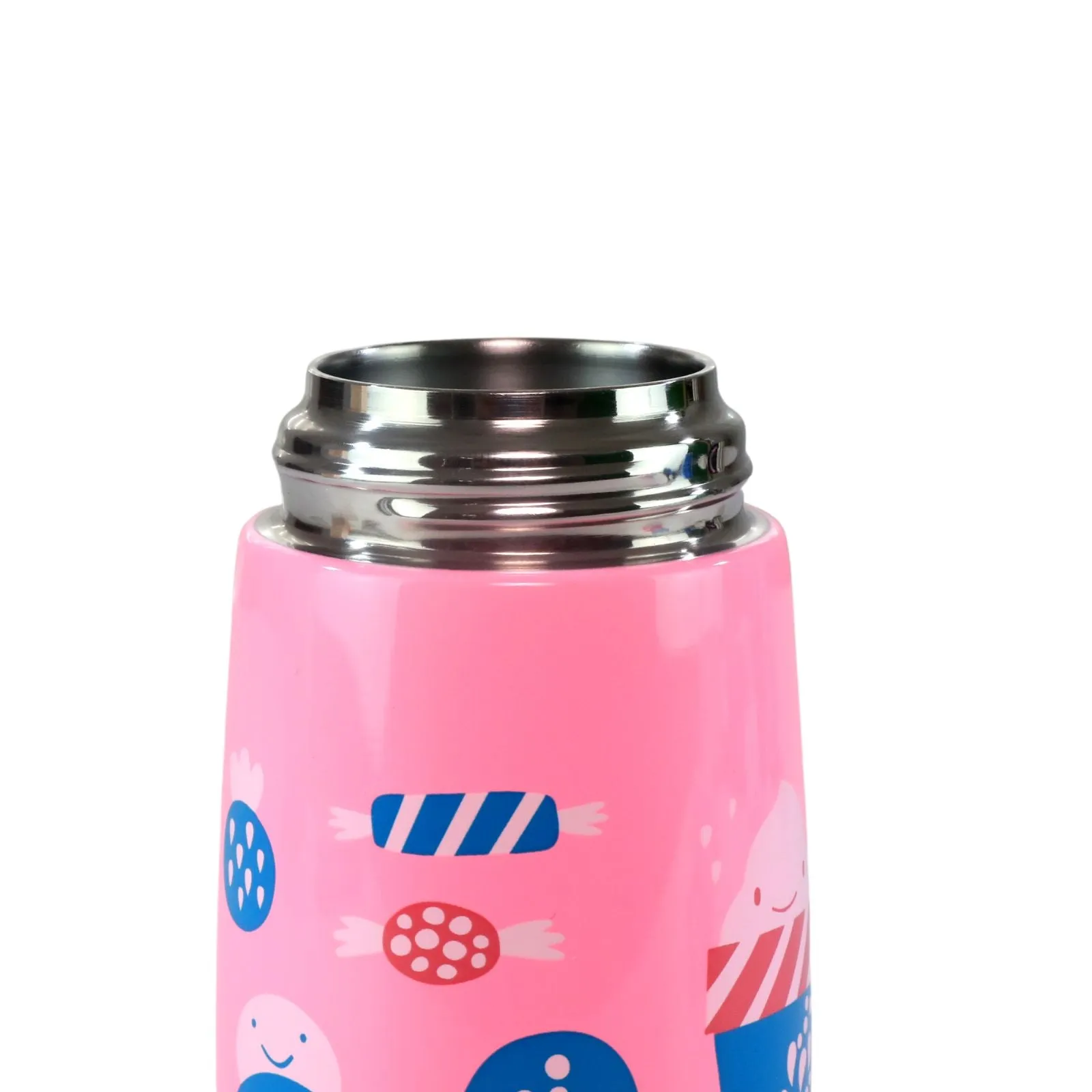 Smily Kiddos Insulated Water Bottle 450ml - Ice Cream Theme Pink