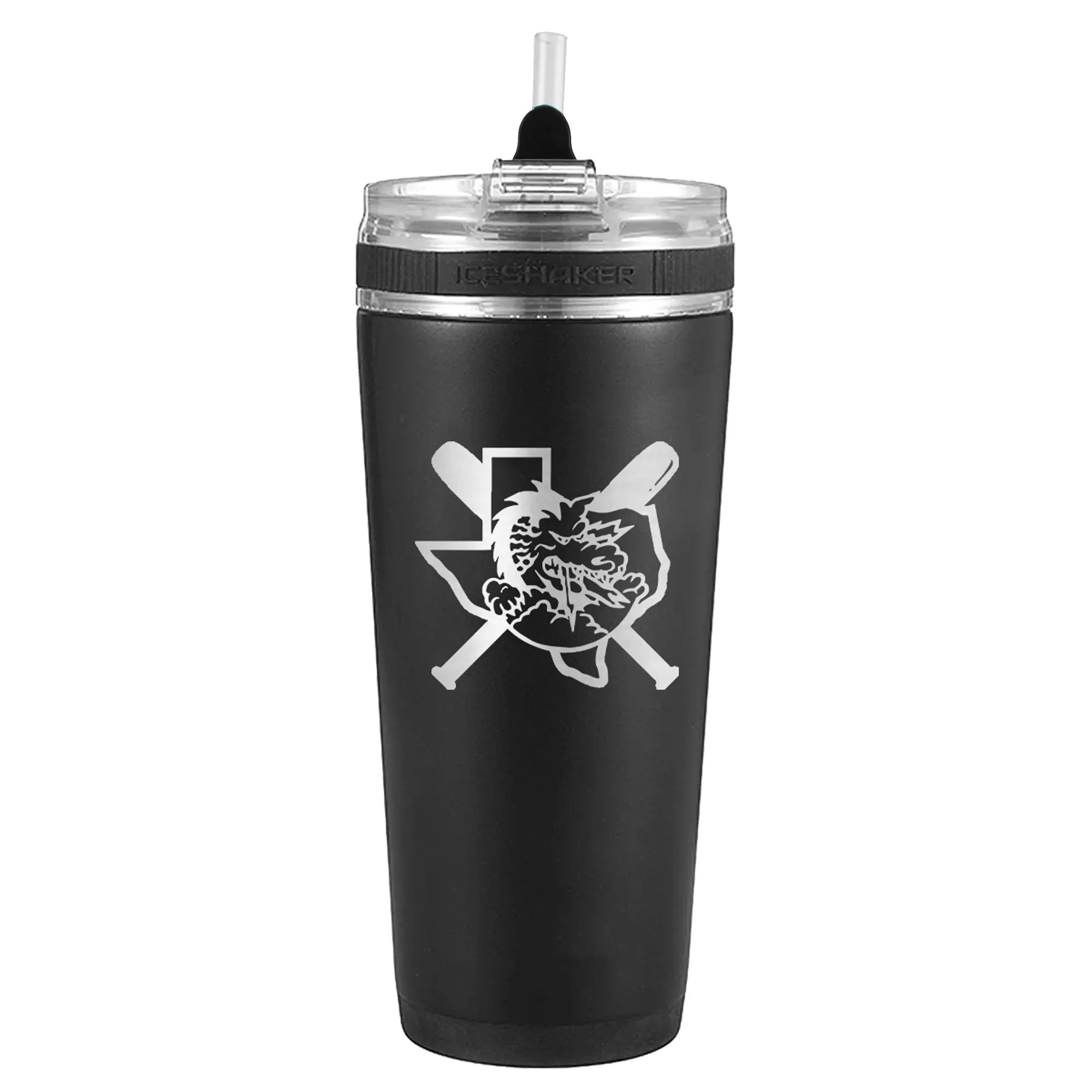 Southlake Dragons Youth Baseball 26oz Flex Bottle - Black