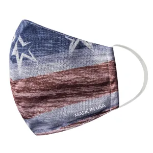 Stars and Stripes Face Covering with Filter Pocket Made in USA