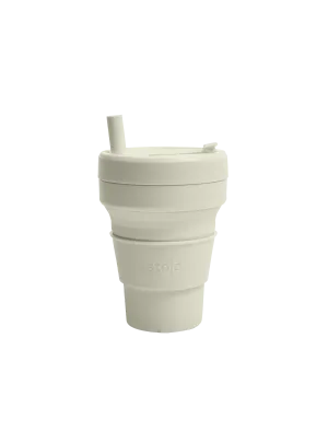 Stojo Collapsible Cup Biggie 16oz/470ml (Oat)