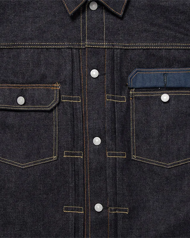 Studio D'Artisan SD-412 Type II Selvedge Denim Jacket - Indigo Onewash